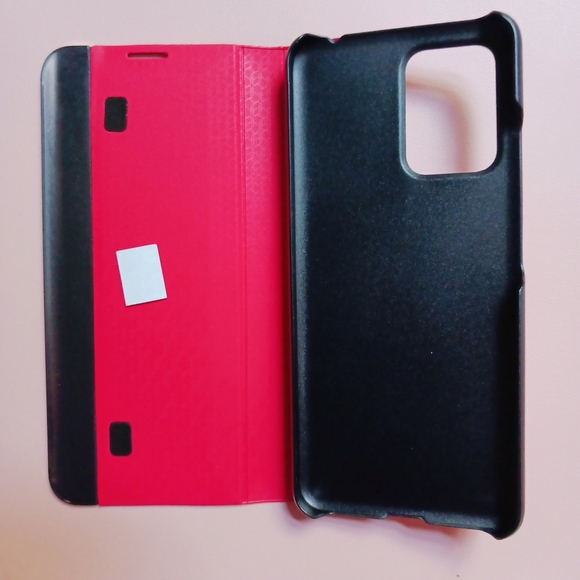 Phone case for Xiaomi Poco 4X GT, Flip phone cover, Red - Picture 4 of 7